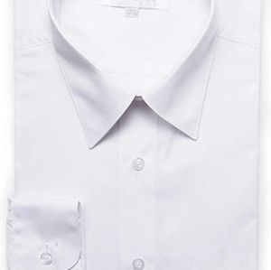 NWT & SEALED - Marquis Men's Long Sleeve Slim Fit Dress Shirt White